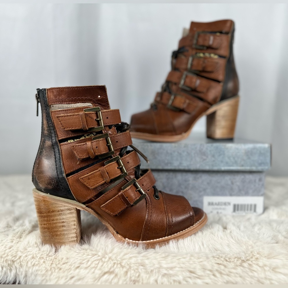 Freebird | Braeden | Cognac | Size 8